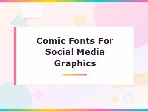 Free Comic Fonts for Social Media Graphics – Download Now
