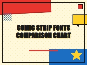 Retro Comic Strip Fonts: a Quick Comparison